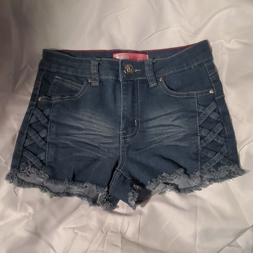 NEW Pink Latte Jean Shorts Size 10